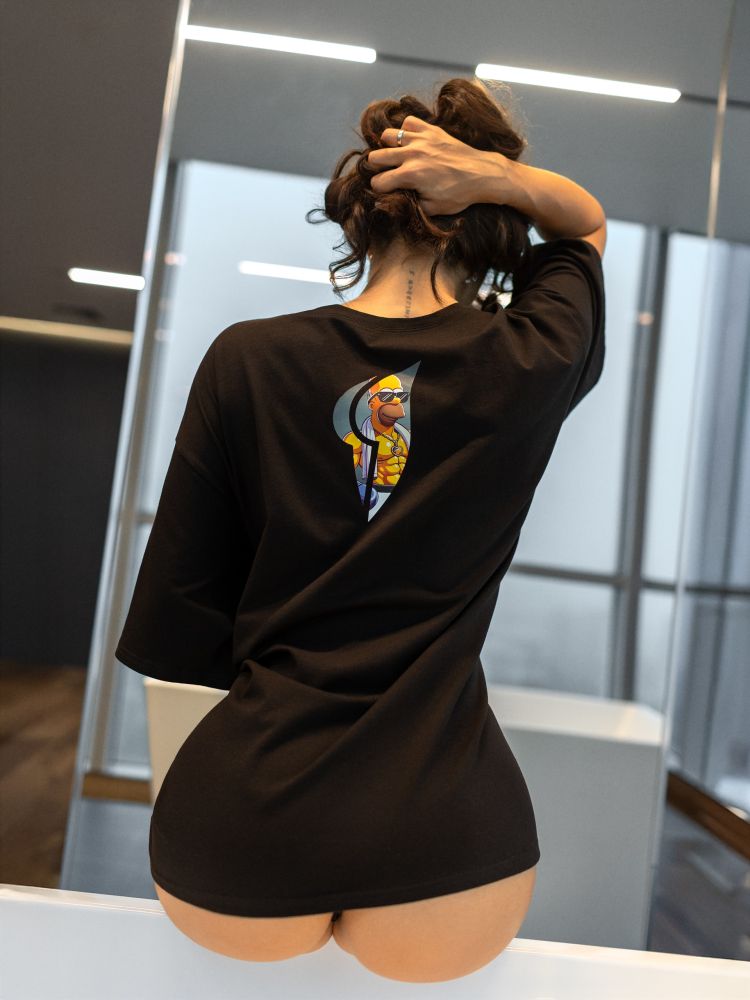 Bona Fide: OVERSIZE T-shirt "Homer's bitch"