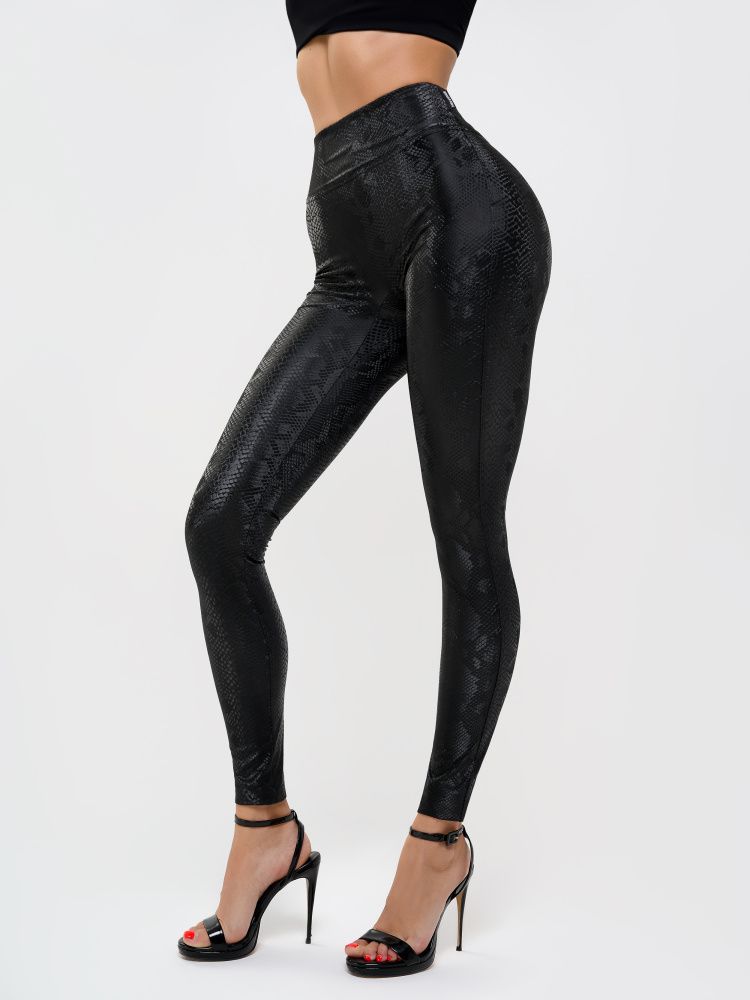 Bona Fashion: Leather leggings "Black Mamba"