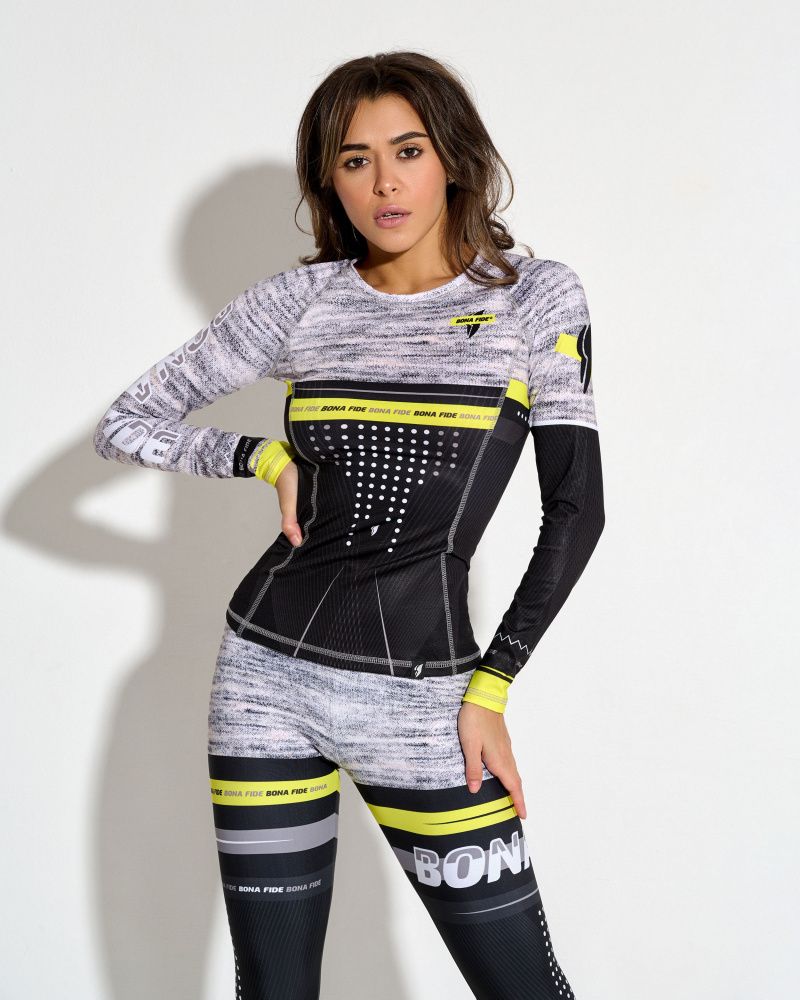 Bona Fide: Rashguard Round WTF "Gray Melanje" Bona Fide: Rashguard Round WTF "Gray Melanje"