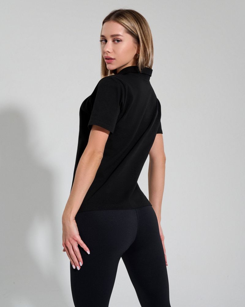 Bona Fide: T-Shirt Polo "Black" Bona Fide: T-Shirt Polo "Black"