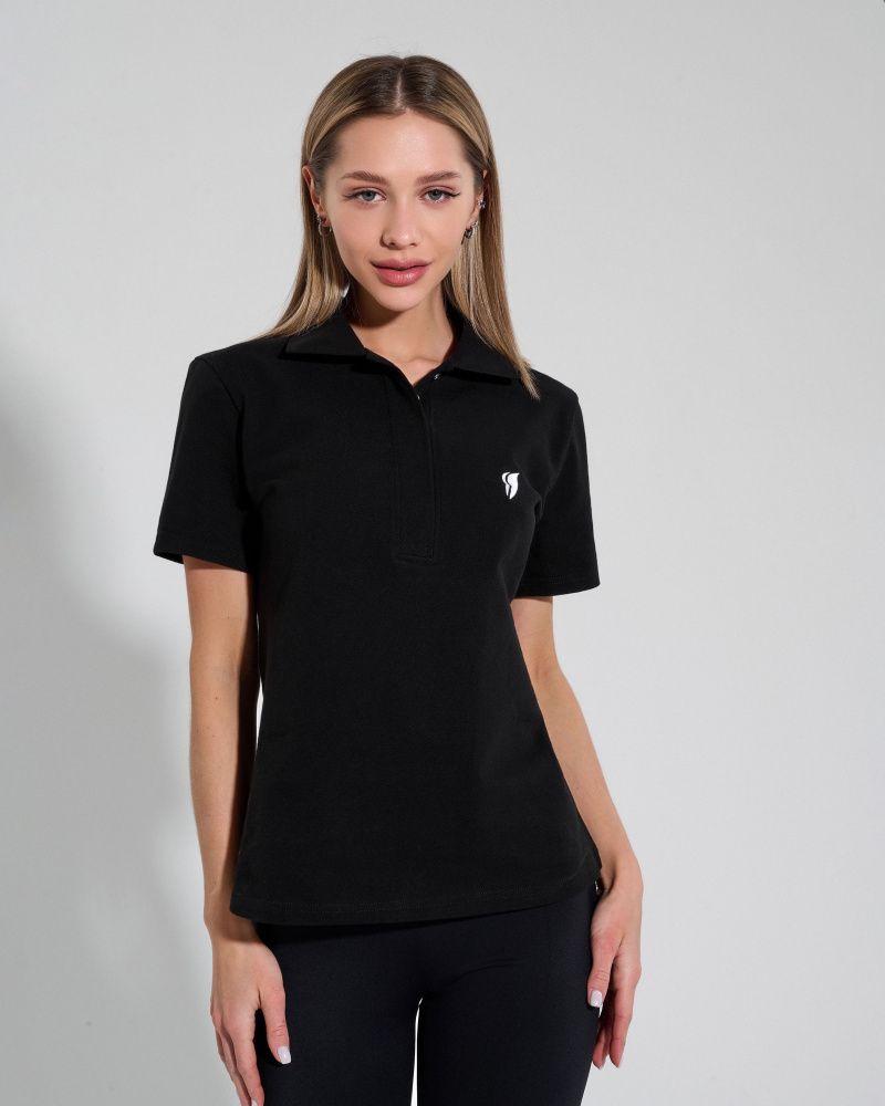 Bona Fide: T-Shirt Polo "Black" Bona Fide: T-Shirt Polo "Black"