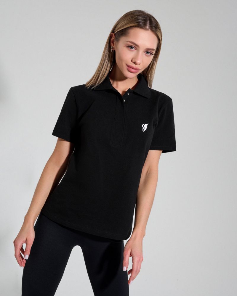 Bona Fide: T-Shirt Polo "Black" Bona Fide: T-Shirt Polo "Black"