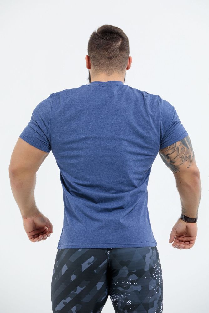 DICH: Classic T-Shirt Blue Melanje "Gym Syndicate" DICH: Classic T-Shirt Blue Melanje "Gym Syndicate"