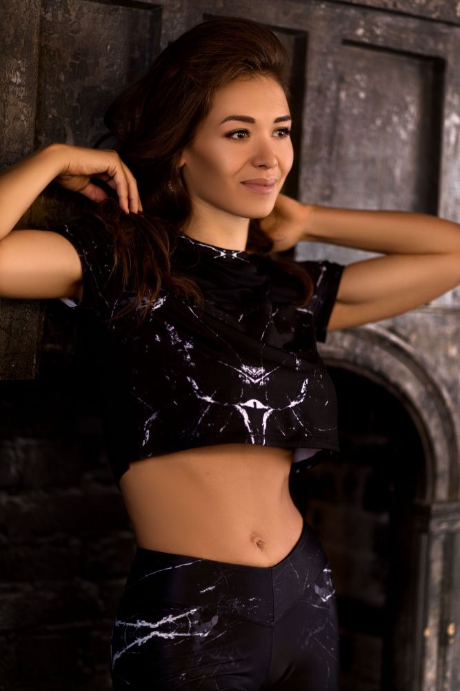 Bona Fide: Short T-Shirt "Dark Mramor" Bona Fide: Short T-Shirt "Dark Mramor"