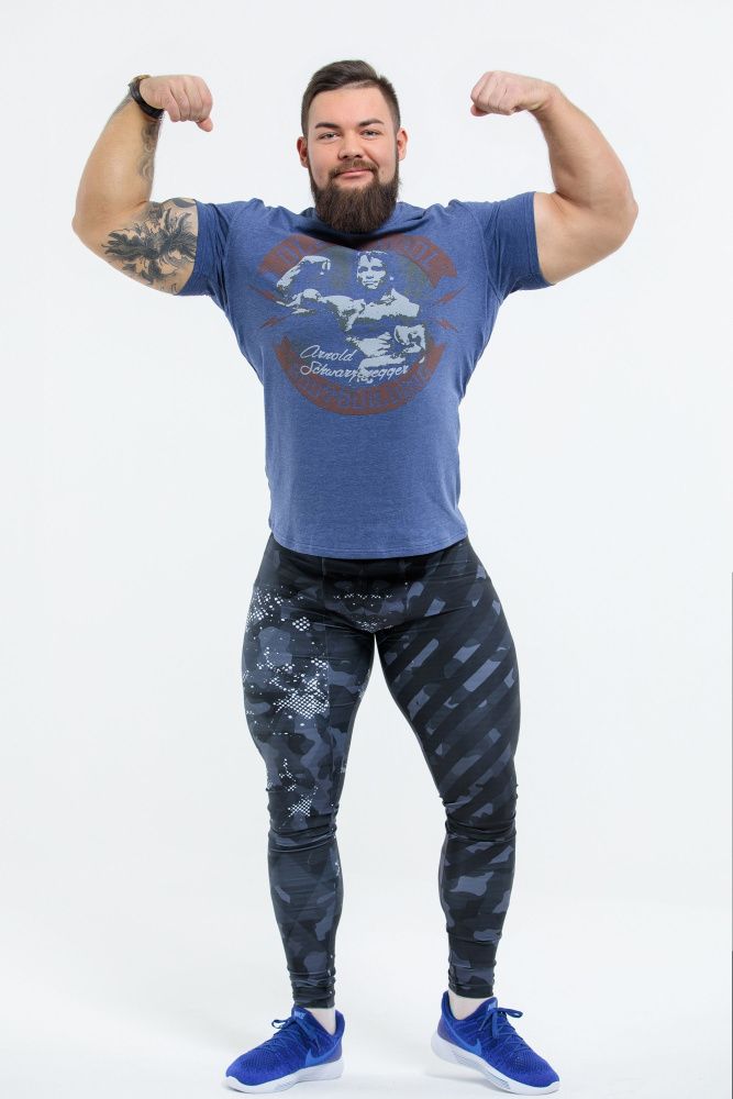 DICH: Classic T-Shirt Blue Melanje "Gym Syndicate" DICH: Classic T-Shirt Blue Melanje "Gym Syndicate"