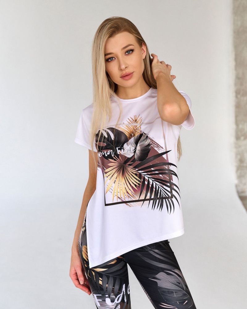 Bona Fide: Angle T-Shirt "Black Leaves" Bona Fide: Angle T-Shirt "Black Leaves"