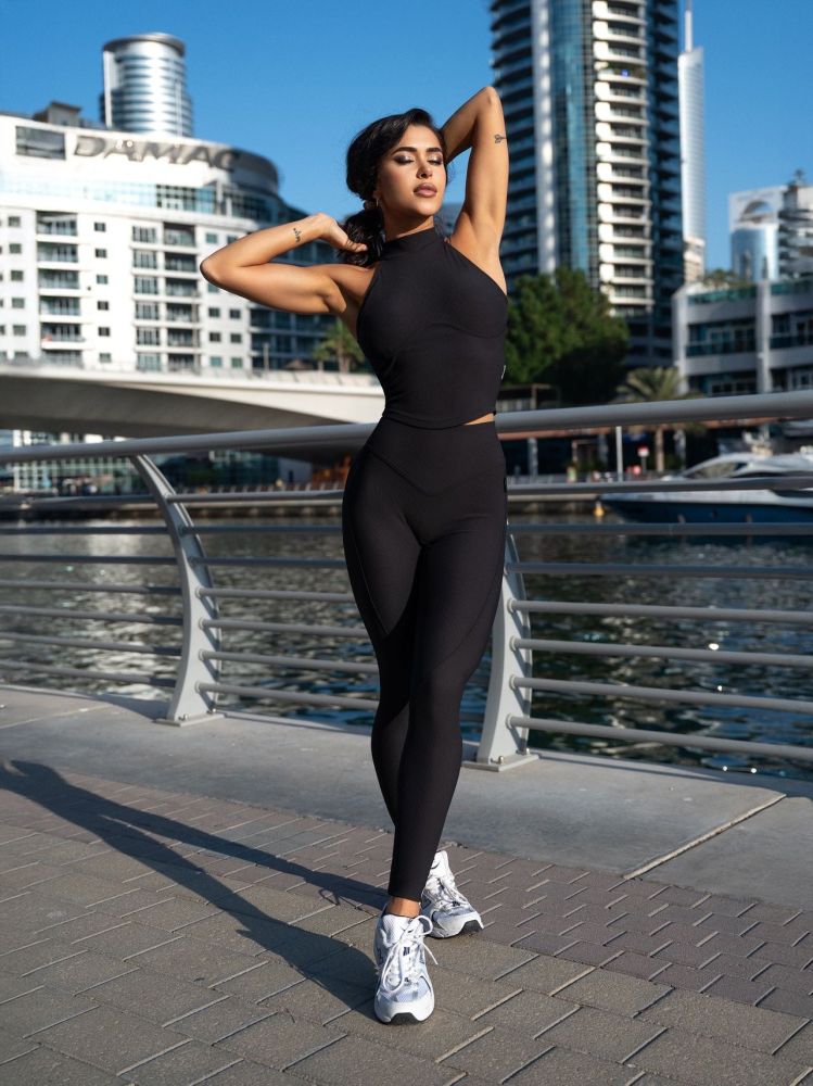 Bona Fide: Leggings "Ribbed Black"