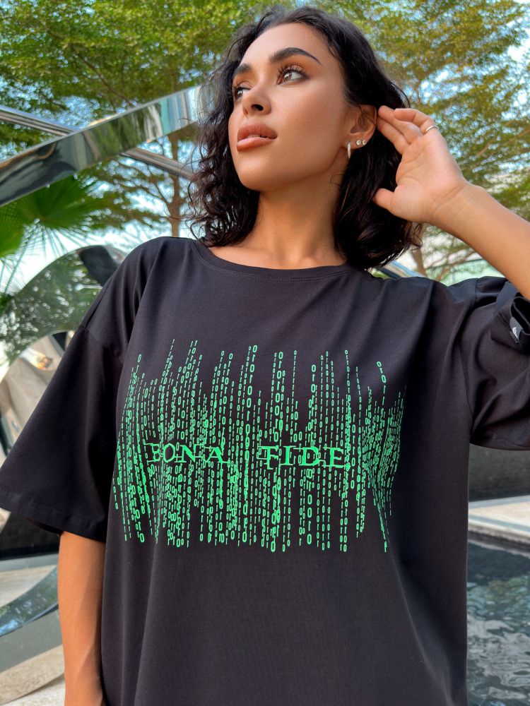 Bona Fashion: OVERSIZE T-shirt "Matrix"