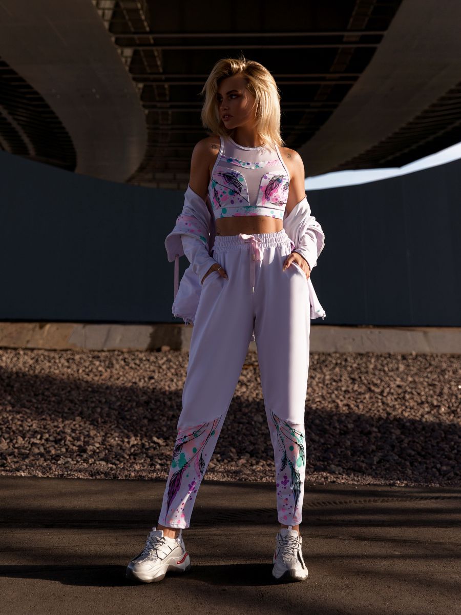 Bona Fide: Mrs Olympia Pants Dream Catcher "White"