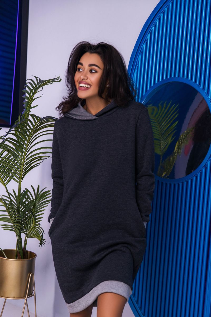 Bona Fide: Bona&Gonna Dress "Dark Gray Melange"