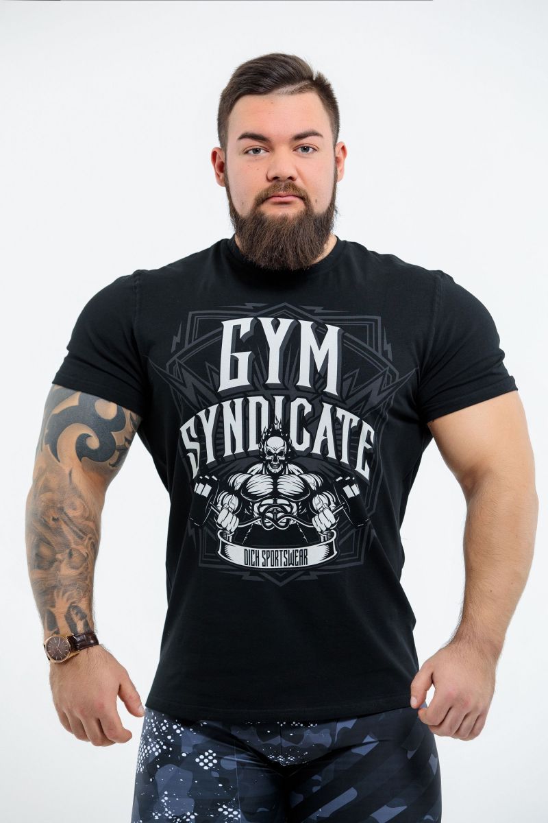 DICH: Classic T-Shirt Black "Gym Syndicate"