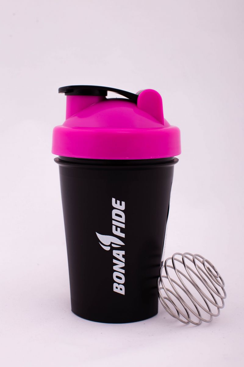 Bona Fide: Shaker "Black & Pink" 400 мл