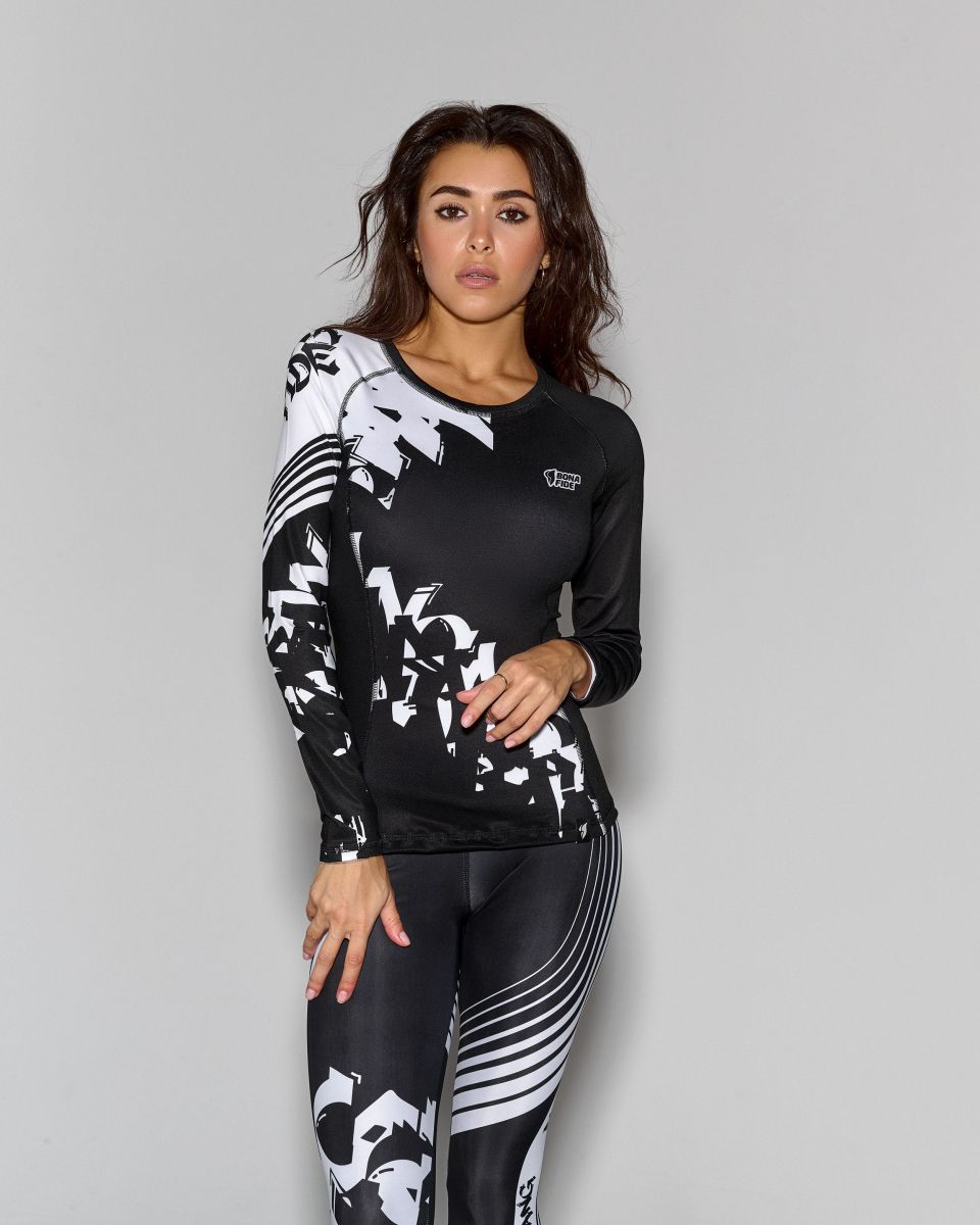 Bona Fide: Rashguard Round Military Edition "Black"