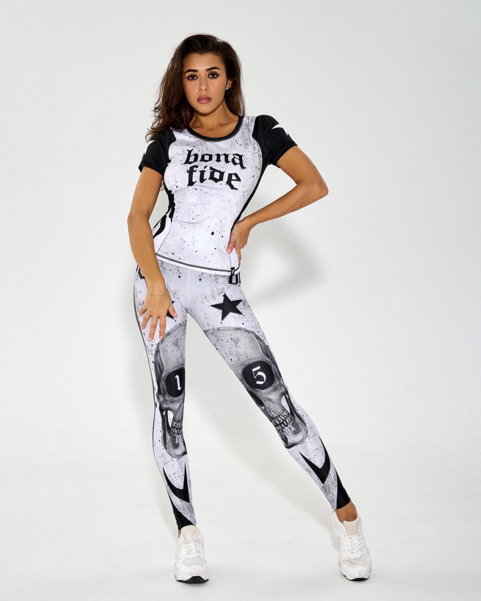 Bona Fide: Bona Corsage Skull "Light Gray"