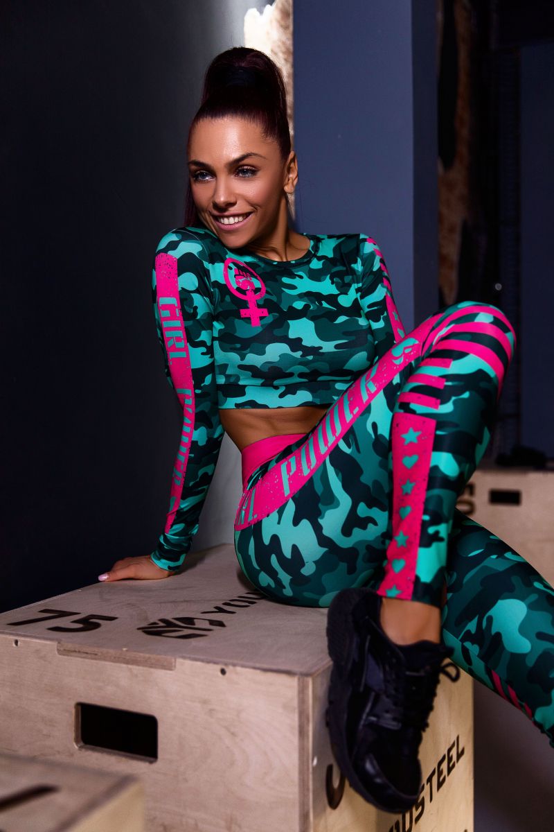 Bona Fide: Rashguard Mini "Glamour Army Emerald"