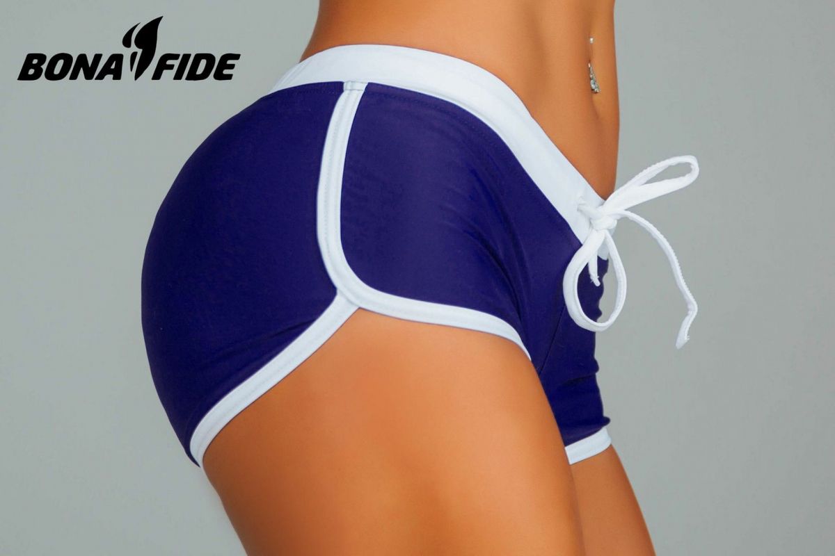 Bona Fide: Shorts "Total Purple & Total White"