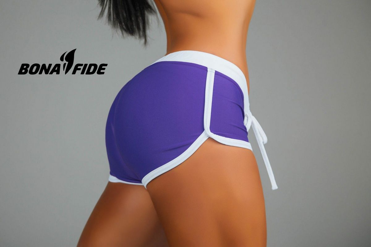 Bona Fide: Shorts "Purple & White"