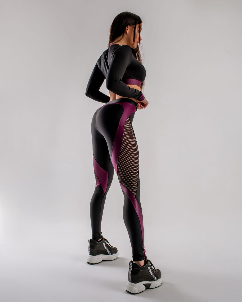 Bona Fide: X-Girl mesh "Black & Cherry"