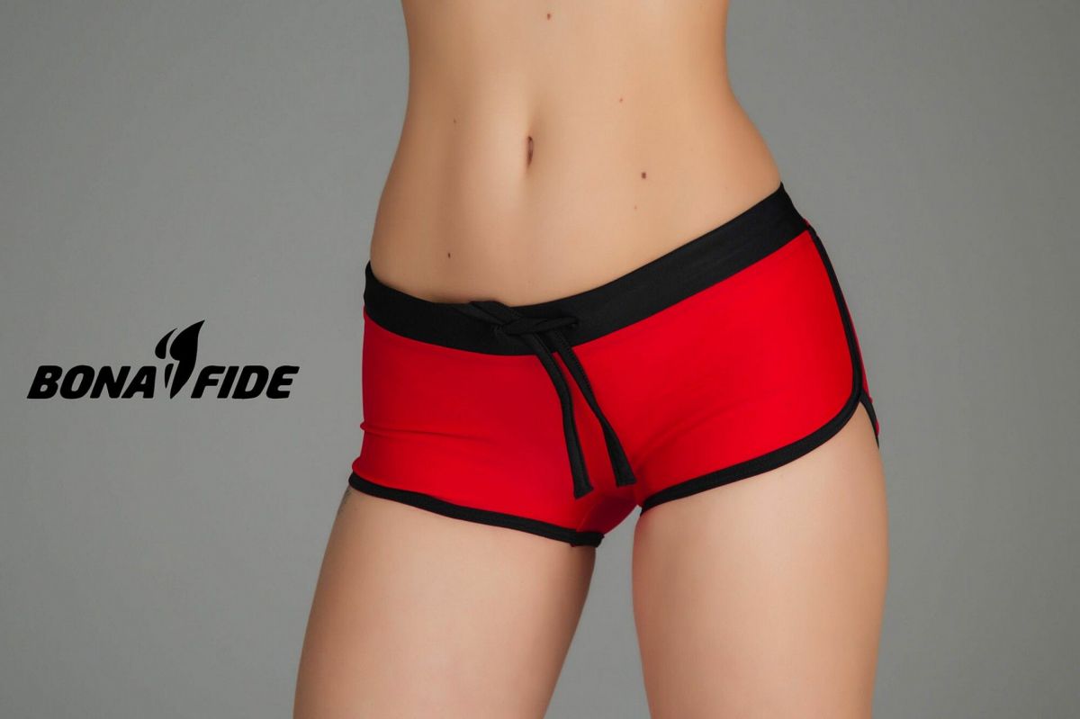 Bona Fide: Shorts "Red & Total Black"