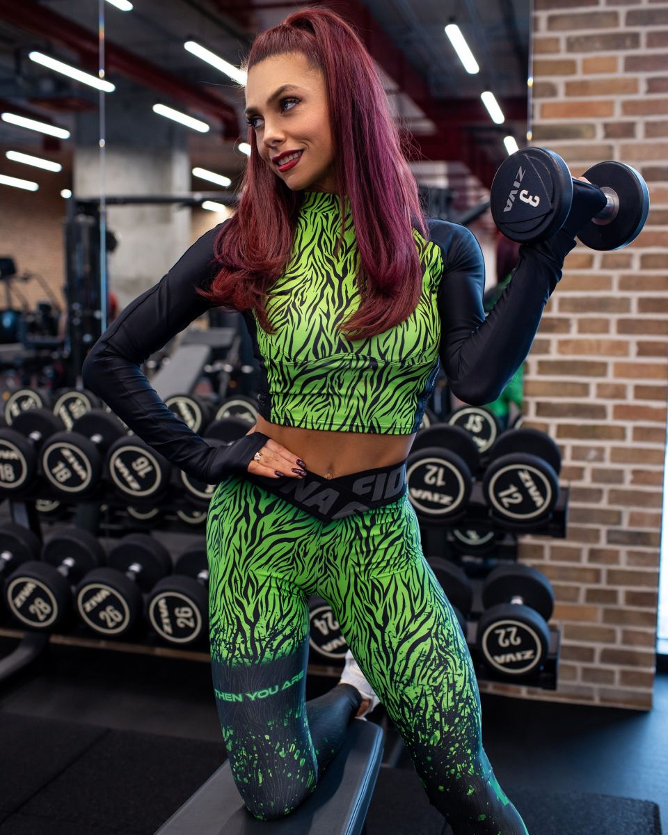 Bona Fide: Rashguard Move Up Tiger Lily "Acid Green"