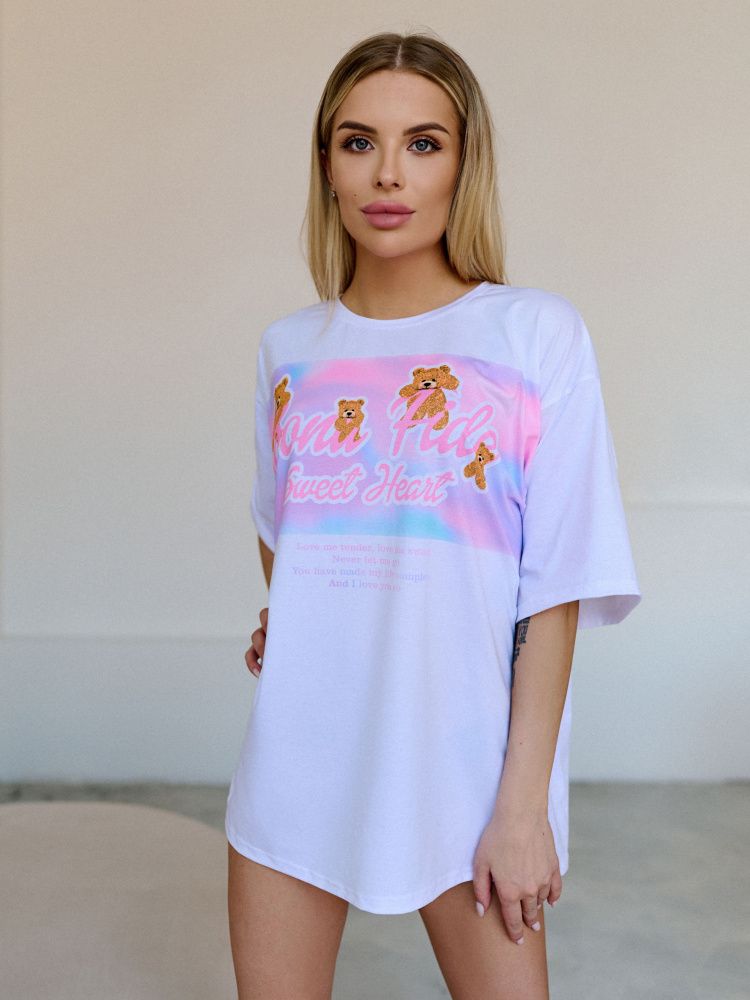 Bona Fashion: OVERSIZE T-shirt "Sweet Heart"