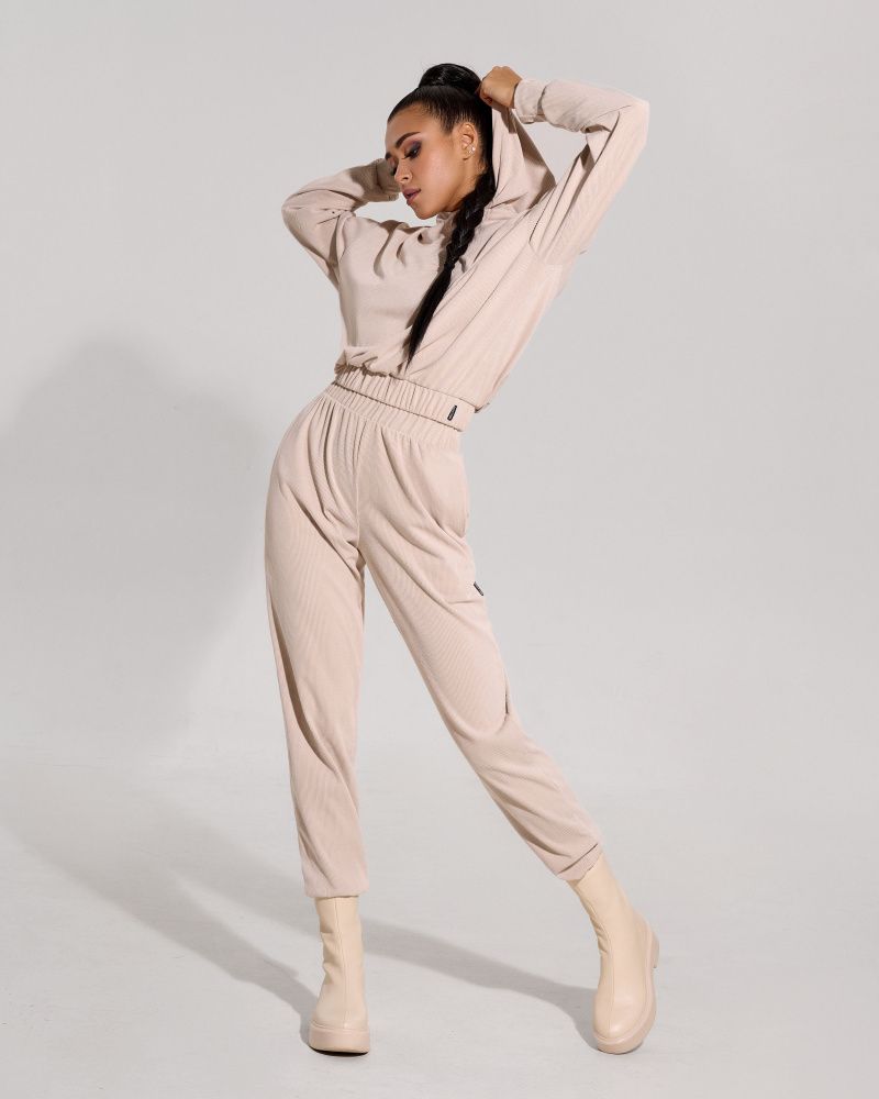 Bona Fide: Flex-pants "Ivory Velvet"