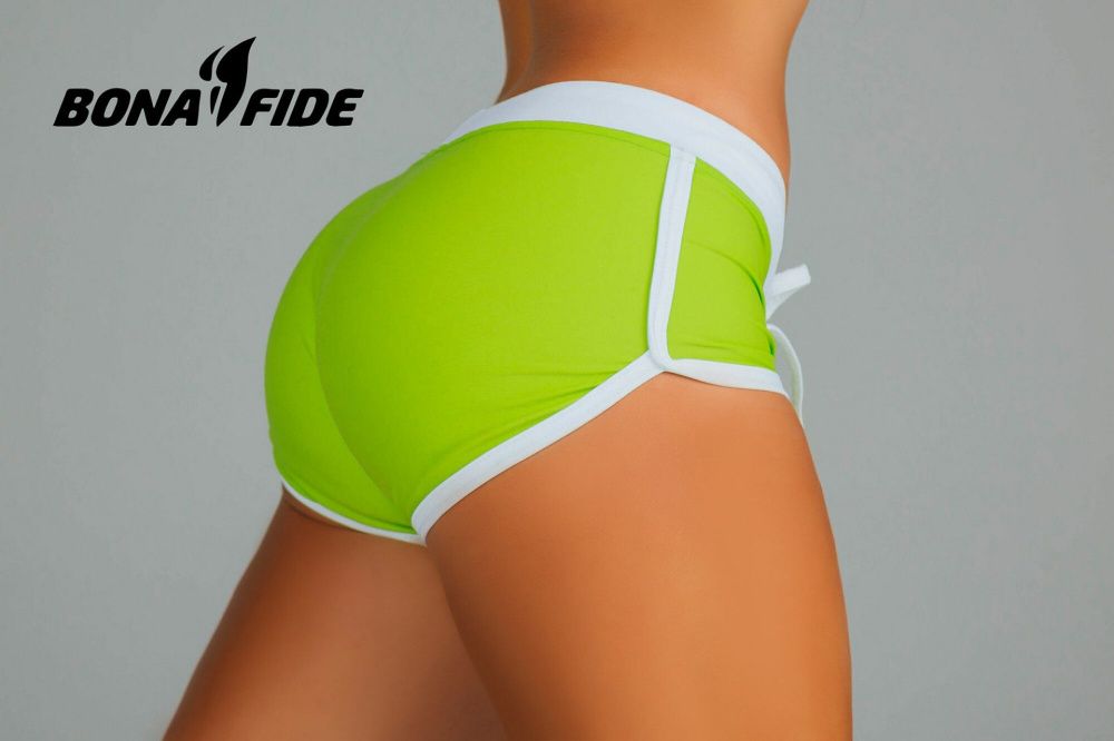 Bona Fide: Shorts "Light Green & Total White"