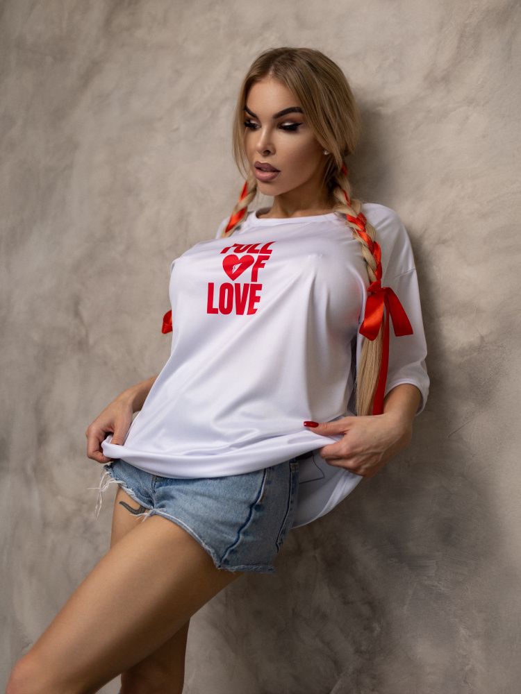 Bona Fashion: OVERSIZE T-shirt "Full of Love"