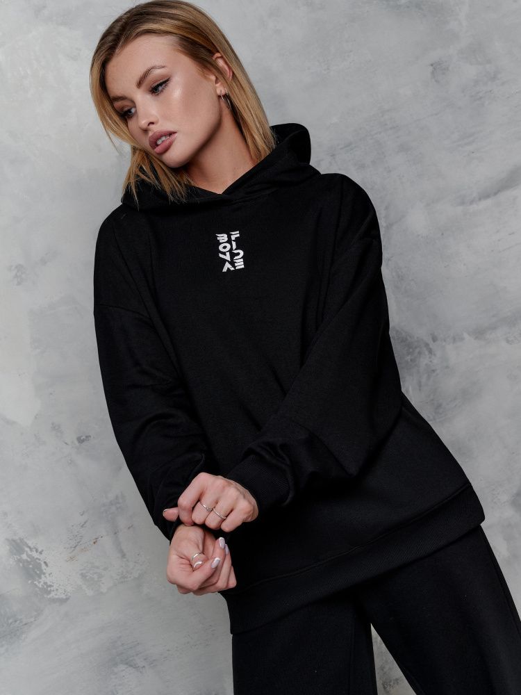 Bona Fide: Happy Hoody "Black"