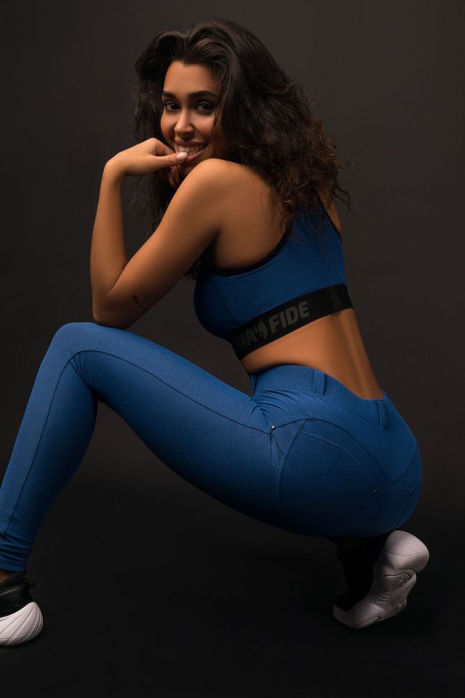 Bona Fide: Top DarkMisstress "Blue Melange"