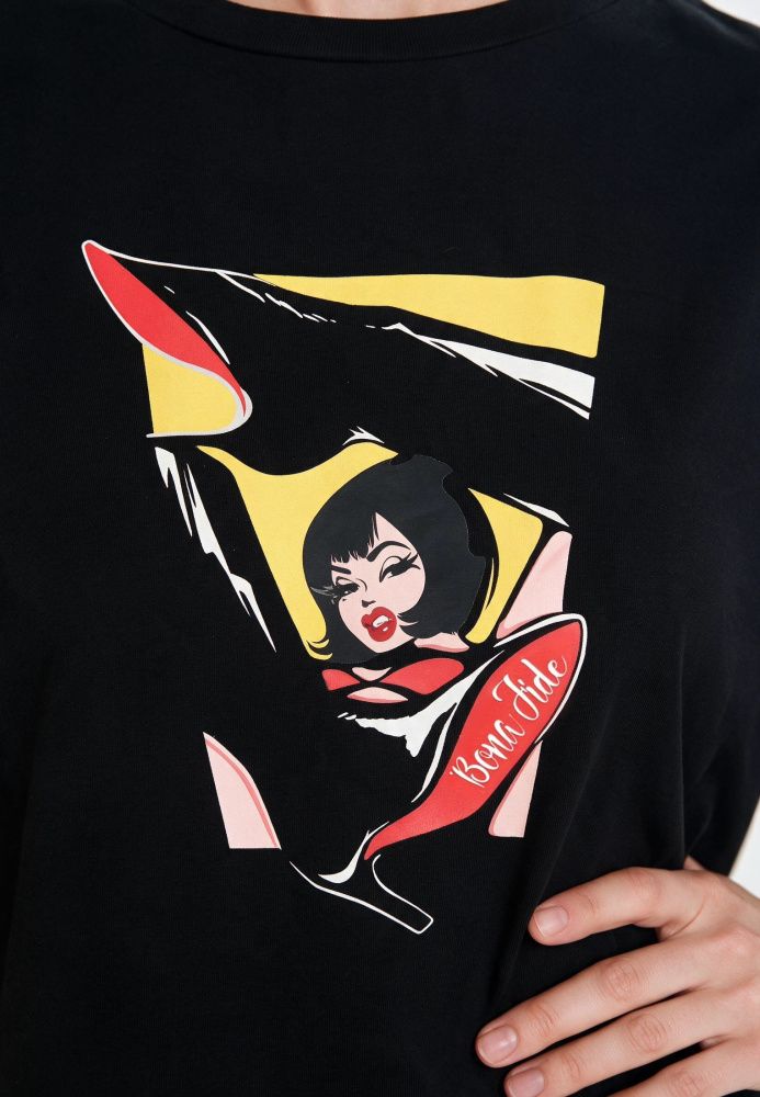 Bona Fide: OVERSIZE T-shirt "High heels"