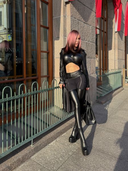 Лосины : Dominatrix  "Black Blaze"