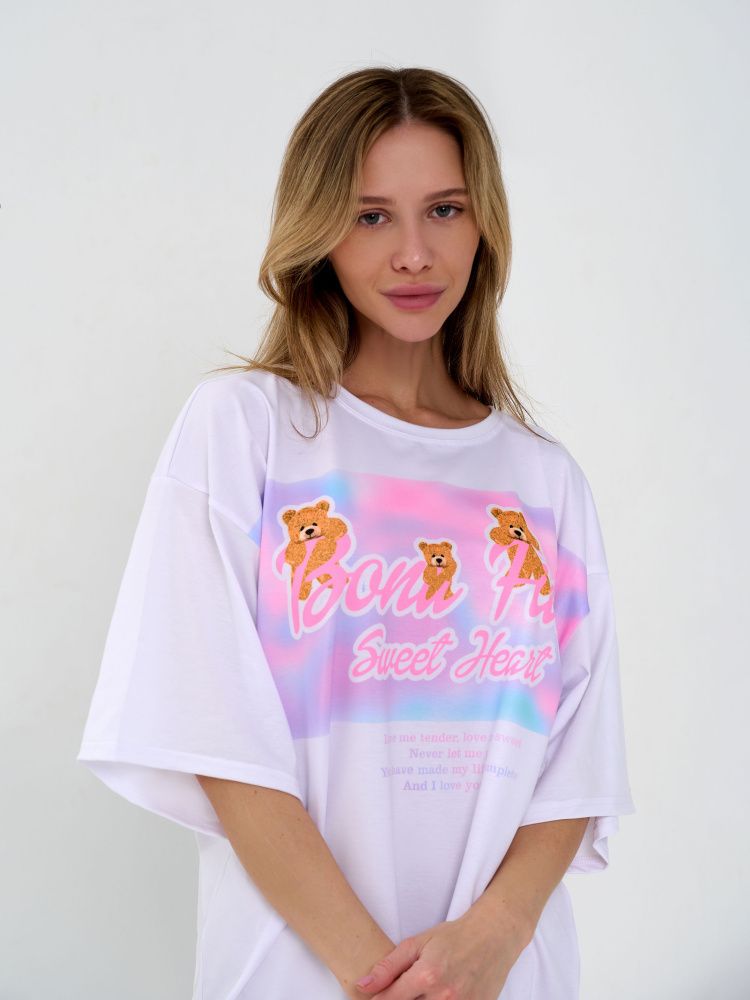 Bona Fashion: OVERSIZE T-shirt "Sweet Heart"