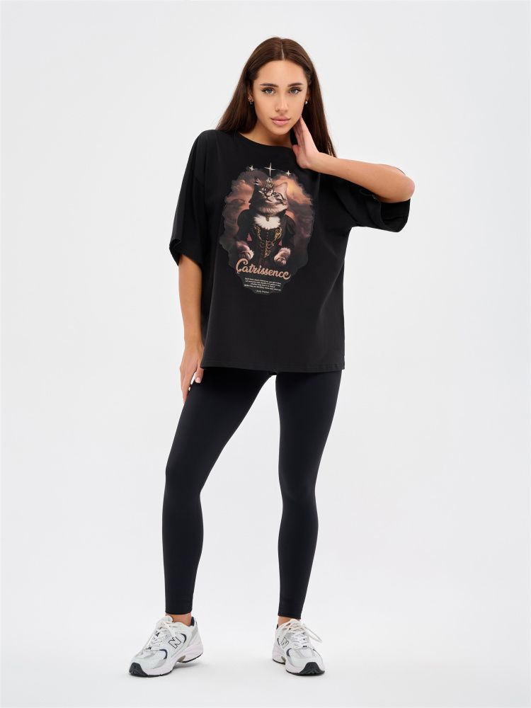 Футболка : OVERSIZE T-shirt "Catrissence"