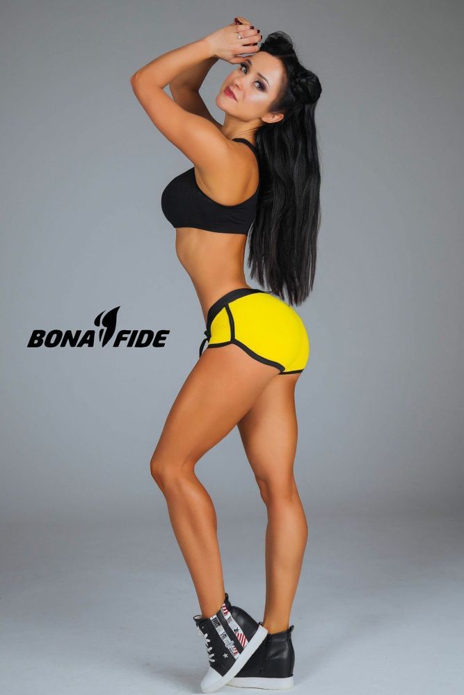 Bona Fide: Shorts "Yellow & Total Black"