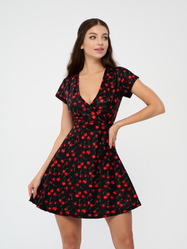 Bona Fashion: Decolletage "Black & Cherry"