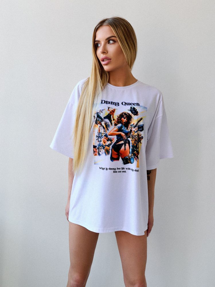 Bona Fashion: OVERSIZE T-shirt "Drama Queen"
