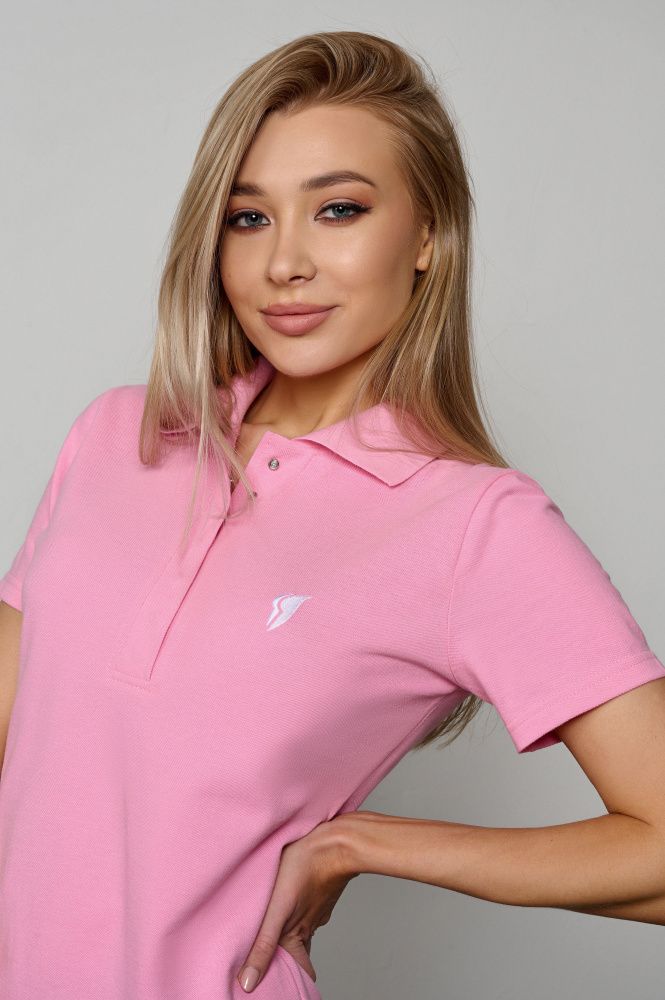Bona Fide: T-Shirt Polo "Baby Pink"