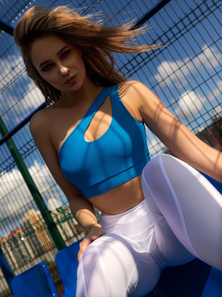 Bona Fide: IBusty Top  "Blue"