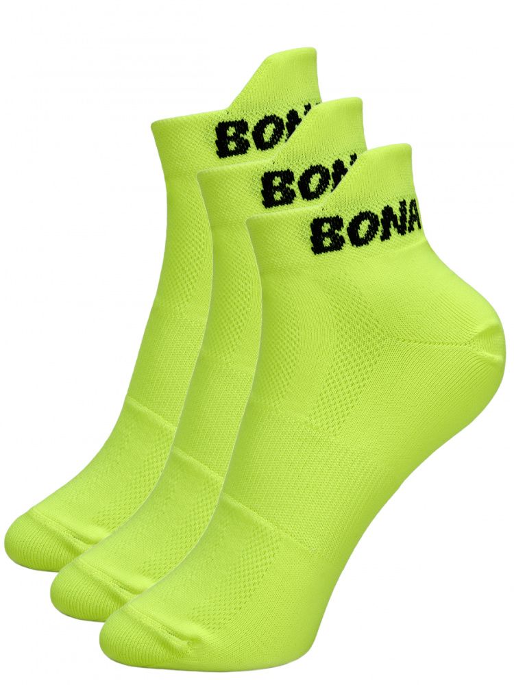 Bona Fide: Socks "Acid Yellow"(3 пары)