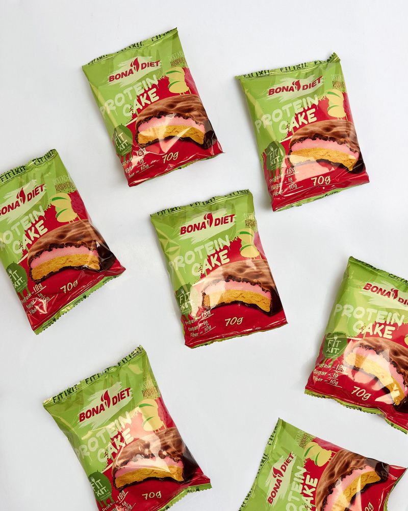 Bona Diet: Protein Cake - Pistachio & Raspberry