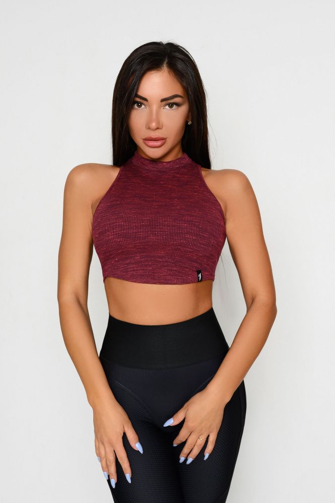 Bona Fide: Top Slim "Red Plum Melanje"