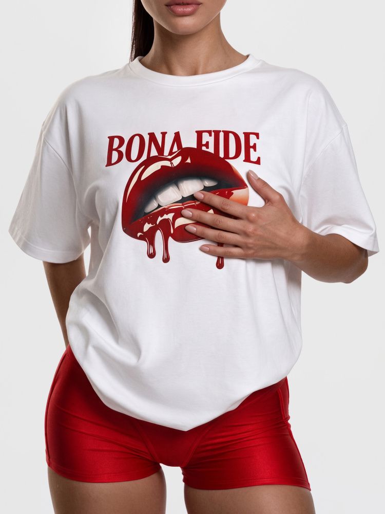 Bona Fide: OVERSIZE T-shirt "Juicy Lips"