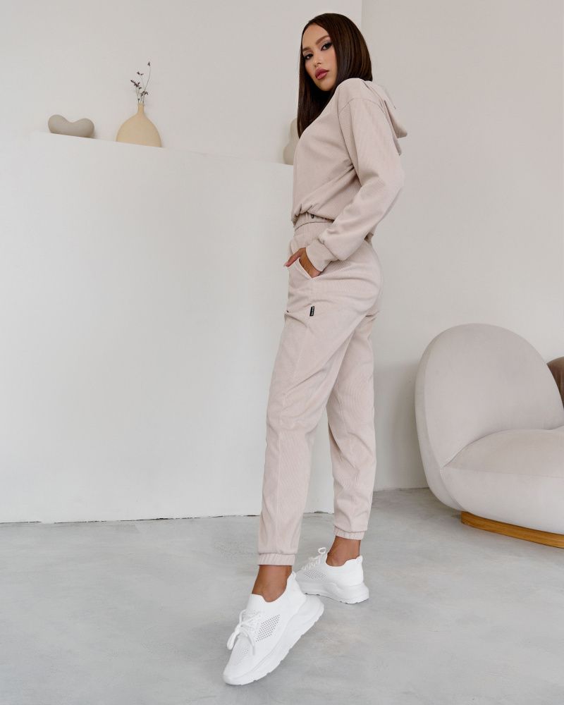 Bona Fide: Flex-pants "Ivory Velvet"