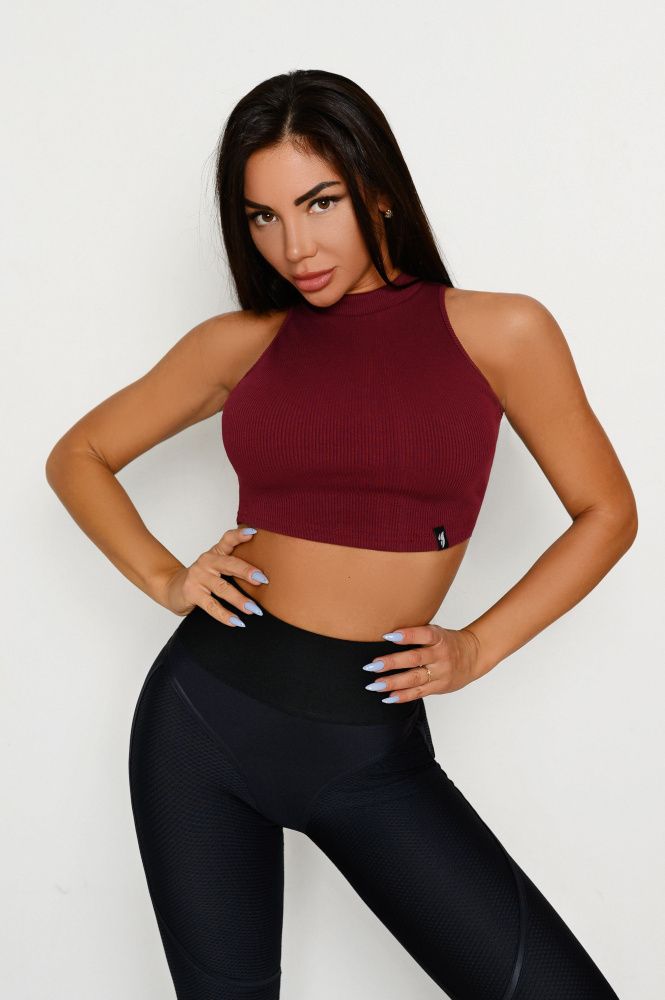 Bona Fide: Top Slim "Red Plum"