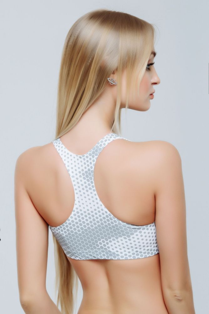 Bona Fide: MuscleTop "White Grid"