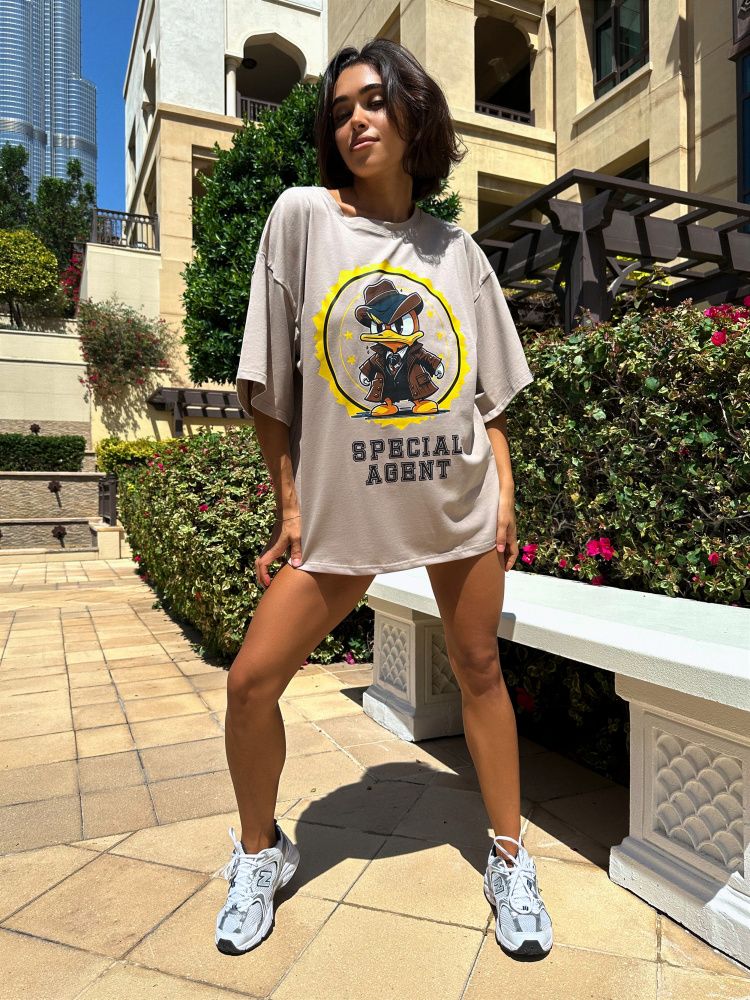 Футболка : OVERSIZE T-shirt "Agent Duck"