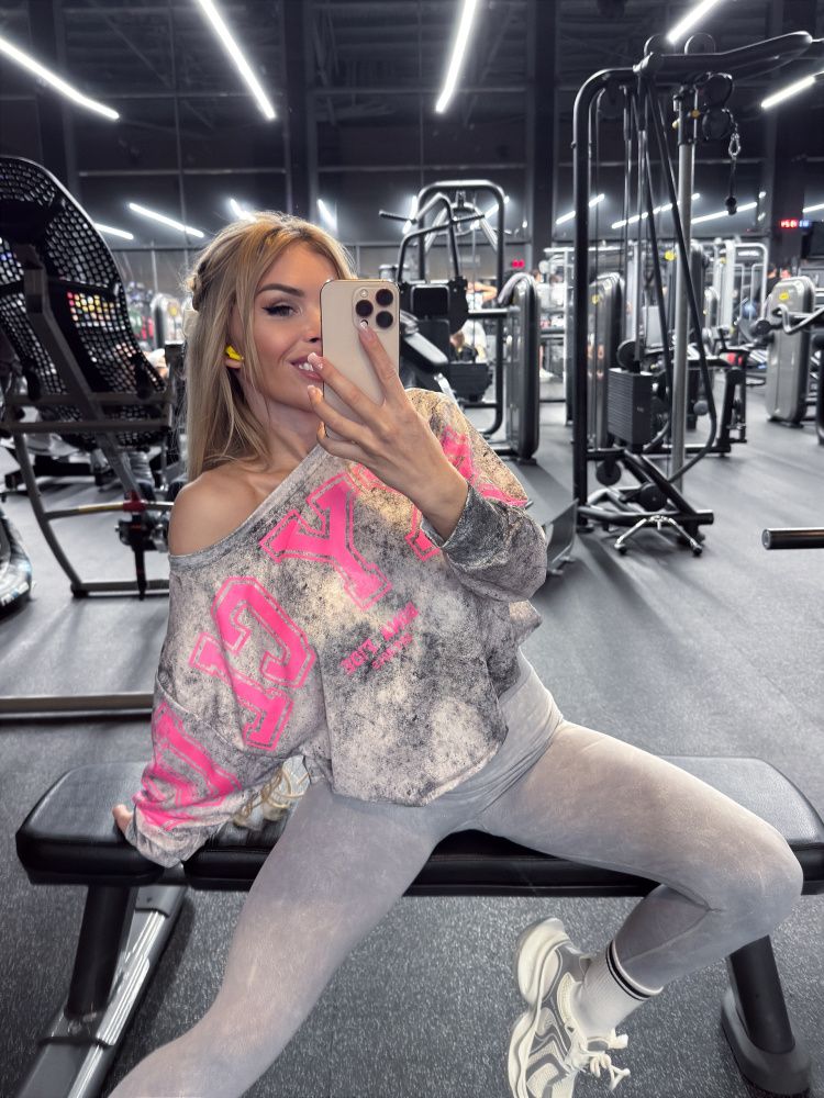Bona Fide: Oversize Crop Longsleeve "Sexy Club"