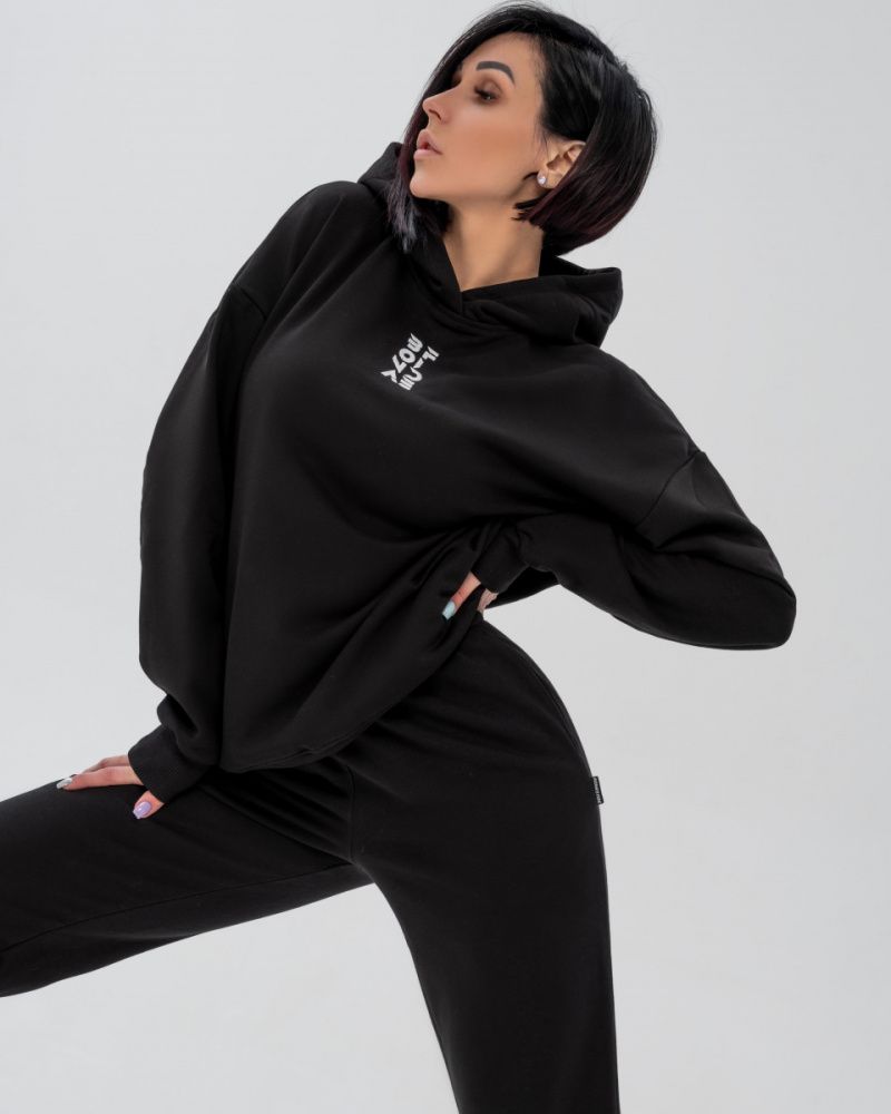 Bona Fide: Happy Hoody "Black"