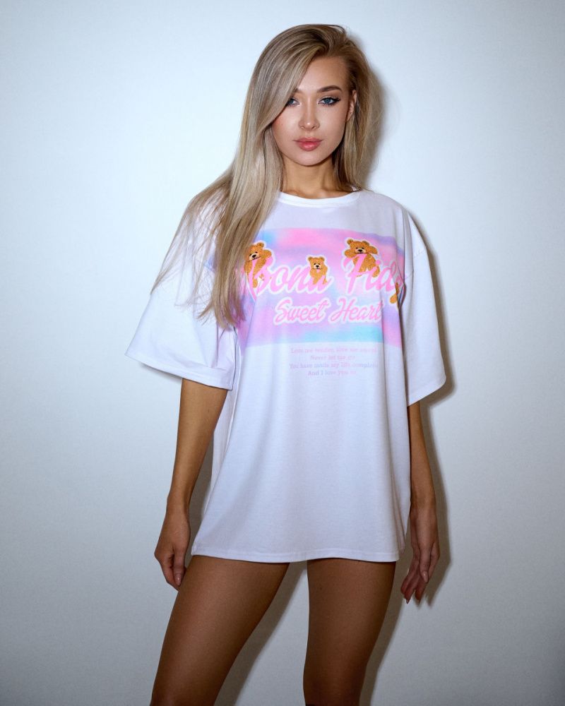 Bona Fashion: OVERSIZE T-shirt "Sweet Heart"